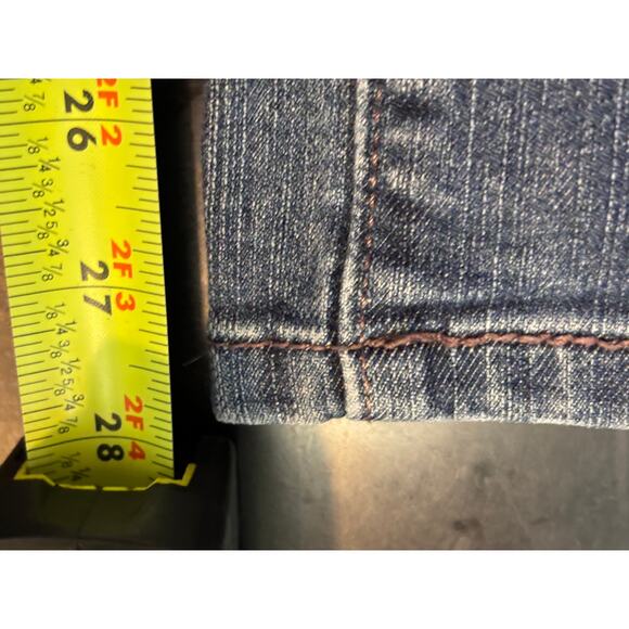 Levis 515 Jeans Womens 10 Short Boot Cut Mid Rise Light Wash Denim Stretch 33x28 - Picture 9 of 10